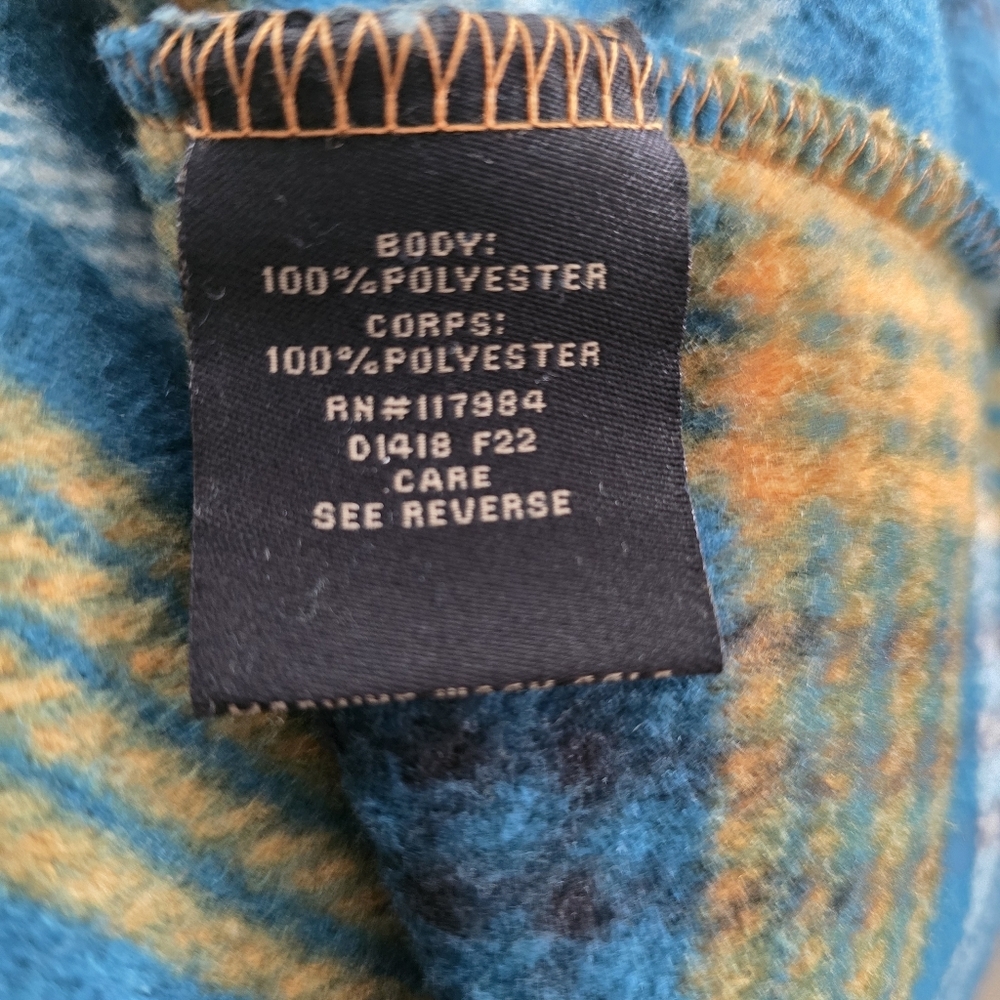 Dakota Grizzly Lars Arctic Fleece Snap Shirt Jacket Men's Large NWT Teal Plaid - Picture 5 of 8